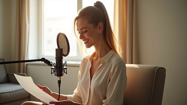 Maîtriser votre projet avec une comédienne voix off professionnelle